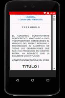 Constitución Política del Perú screenshot 1