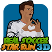 Real Soccer Star Run 3D