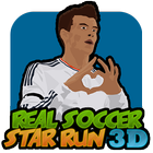 Real Soccer Star Run 3D icône