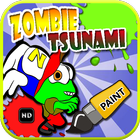 Zombie Paint Tsunami иконка