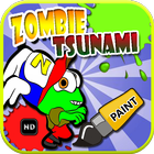 Zombie Paint Tsunami-icoon