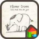 아기코끼리 코코(flower crown) 도돌런처 테마 ícone