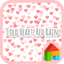 cold heart red rain 도돌런처 테마 APK