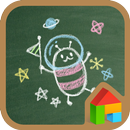 Chalk space Dodol Theme APK