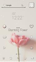charming flower poster