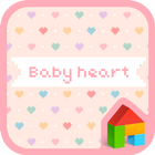 baby heart icono