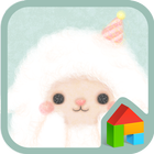 Baby sheep (mint) dodol theme icône