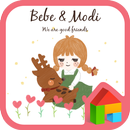 모디앤베베(꽃밭에서) 도돌런처 테마 APK
