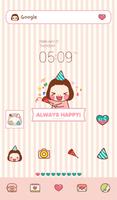 cute always happy dodol theme bài đăng