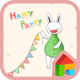Bibi(happy party)Dodol Theme icône