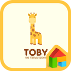 giraffe toby dodol theme icône