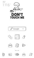 dont touch me dodol theme Affiche