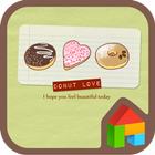 Donut love dodol theme آئیکن