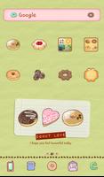 Poster Donut love dodol theme