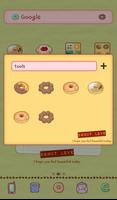 Donut love dodol theme capture d'écran 1