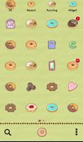 Donut love dodol theme ภาพหน้าจอ 2