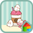 Egg mong(dessert)Dodol Theme APK