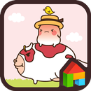 에그몽(화났소) 도돌런처 테마 APK