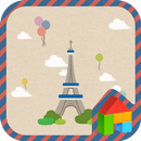 eiffel tower 도돌런처 테마 APK
