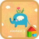 elephant love 도돌런처 테마 APK