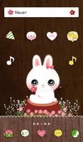 flower rabbit dodol theme Plakat
