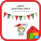 Happy christmas party Dodol-icoon