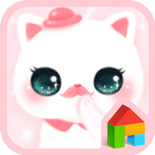 hello nyang pink dodol theme আইকন