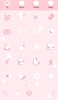 برنامه‌نما hello nyang pink dodol theme عکس از صفحه