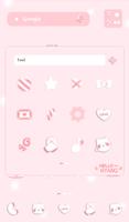 hello nyang pink dodol theme স্ক্রিনশট 2