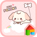 헬로포롱(pink) 도돌런처 테마 APK