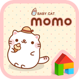 Baby cat MoMo Dodol Theme آئیکن