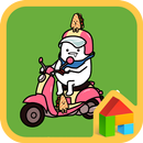 hungryen(riding) dodol theme APK