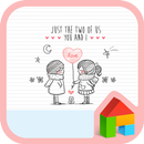 just the two of us dodol theme APK
