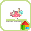 달팽이 한쌍 도돌런처 테마 APK