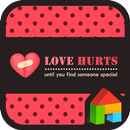 love hurts dodol theme APK