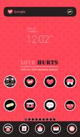 love hurts Cartaz