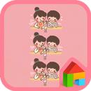 러브이즈(러브파르페) 도돌런처 테마 APK