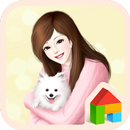 러블리걸(귀염둥이) 도돌런처 테마 APK