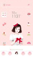lovely girl gift dodol theme постер