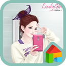 lovely girl dodol theme APK