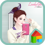 러블리걸(셀카) 도돌런처 테마 أيقونة