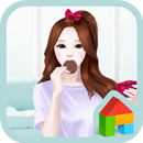 APK lovelygirl(sweety) dodol theme