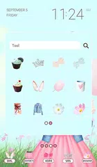 Descargar APK de 러블리걸(솜사탕) 도돌런처 테마