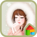 러블리걸(추워요) 도돌런처 테마 APK
