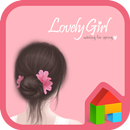 lovely girl dodol theme APK