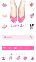 Poster lovely girl evenly dodol theme