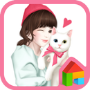 lovely i like you dodol theme APK