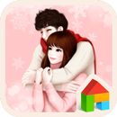 러블리걸(둘이 함께) 도돌런처 테마 APK