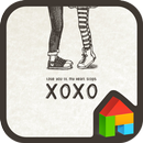 love you xoxo dodol theme APK