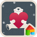 폴라베어LORIS(하트) 도돌런처 테마 APK